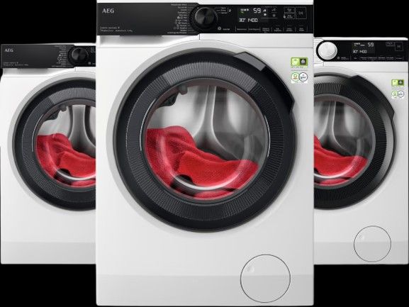 Lavadoras AEG serie 8000 de carga frontal con PowerCare.